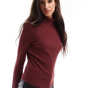 Ribbed Turtleneck Sweater